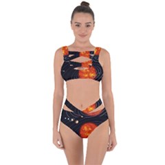 Solar System Planet Planetary System Bandaged Up Bikini Set  by Sudhe