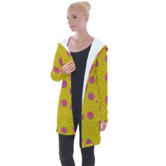 Bloom On In  The Sunshine Decorative Longline Hooded Cardigan by pepitasart