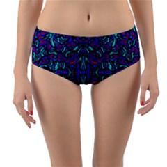M 7 Reversible Mid-waist Bikini Bottoms by ArtworkByPatrick
