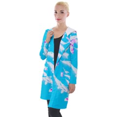 Koi Carp Scape Hooded Pocket Cardigan by essentialimage