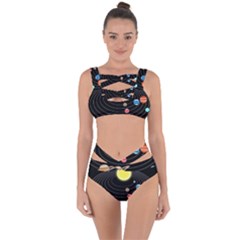 Solar System Planets Sun Space Bandaged Up Bikini Set  by Simbadda