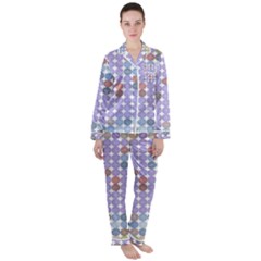 Zappwaits Spirit Satin Long Sleeve Pyjamas Set by zappwaits