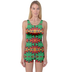 Tribal Pattern                                    Women s Boyleg One Piece Swimsuit by LalyLauraFLM