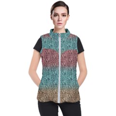 Knitted Wool Ombre 1 Women s Puffer Vest