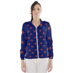 Red Rose Blue Women s Windbreaker by snowwhitegirl