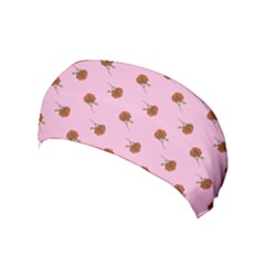 Peach Rose Pink Yoga Headband by snowwhitegirl