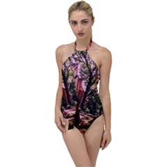Hot Day In  Dallas 6 Go With The Flow One Piece Swimsuit by bestdesignintheworld