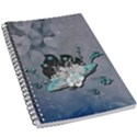 Sport, surfboard with flowers and fish 5.5  x 8.5  Notebook View1