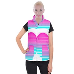 Portable Network Graphics Women s Button Up Vest by Sudhe