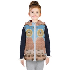 Great Seal Of The United States - Reverse Kids  Hooded Puffer Vest by abbeyz71