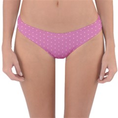 Polka Dotted Pinks Reversible Hipster Bikini Bottoms