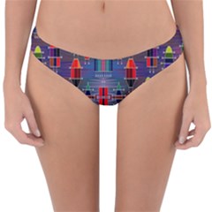 Colorful 63 Reversible Hipster Bikini Bottoms by ArtworkByPatrick