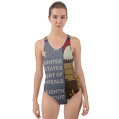 Seal Of United States Court Of Appeals For Eighth Circuit Cut-out Back One Piece Swimsuit by abbeyz71
