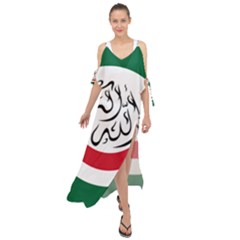 Flag Of The Organization Of Islamic Cooperation, 1981-2011 Maxi Chiffon Cover Up Dress by abbeyz71