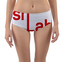 Logo Of Scottish Labour Students Reversible Mid-waist Bikini Bottoms by abbeyz71