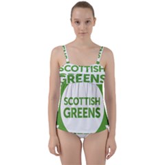 Logo Of Scottish Green Party Twist Front Tankini Set by abbeyz71