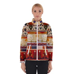 Seamless Ethnic Pattern Winter Jacket