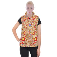 Zappwaits Pop Women s Button Up Vest by zappwaits