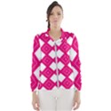 Backgrounds Pink Women s Windbreaker View1