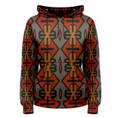 Seamless Digitally Created Tilable Abstract Pattern Women s Pullover Hoodie