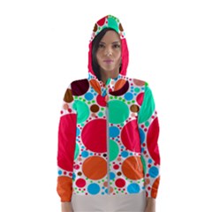 Dots Women s Hooded Windbreaker by impacteesstreetweareight