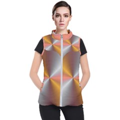 Abstract Easy Shining Women s Puffer Vest by Bajindul