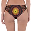 Spiral Pattern Circle Neon Psychedelic Illustration Design Symmetry Shape Mandala Reversible Hipster Bikini Bottoms View4