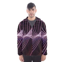 Light Sunlight Spiral Flower Line Color Electricity Circle Lightpaint Symmetry Shape  Macro   Men s Hooded Windbreaker by Vaneshart