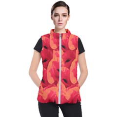 Poppies  Women s Puffer Vest by HelgaScand