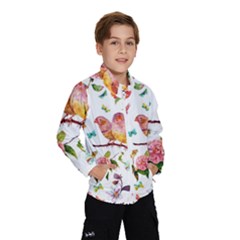 Watercolour Flowers Watercolor Painting Drawing Kids  Windbreaker