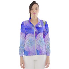 Flowers Abstract Colorful Art Women s Windbreaker