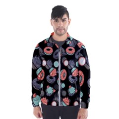 Seamless Sweets Background Men s Windbreaker