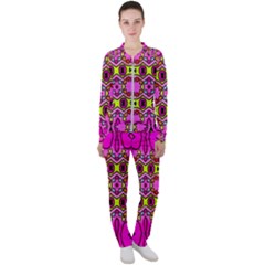 Abstract Background Pattern Casual Jacket And Pants Set