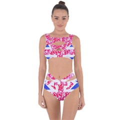 British Flag Abstract Bandaged Up Bikini Set 