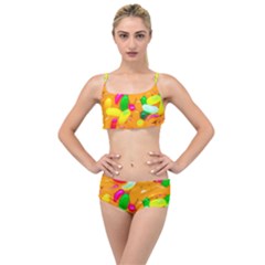 Vibrant Jelly Bean Candy Layered Top Bikini Set by essentialimage