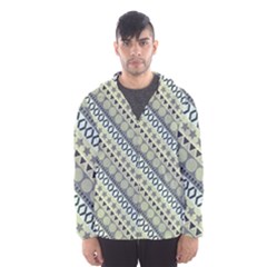 Abstract Seamless Pattern Graphic Men s Hooded Windbreaker