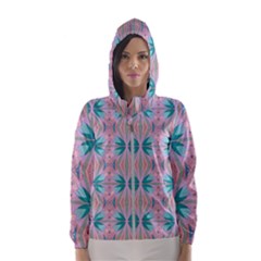 Seamless Wallpaper Pattern Free Picture Women s Hooded Windbreaker