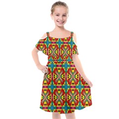 Seamless Kids  Cut Out Shoulders Chiffon Dress by Sobalvarro