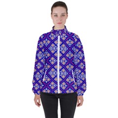 Symmetry Women s High Neck Windbreaker by Sobalvarro