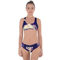 Retro Girl Criss Cross Bikini Set