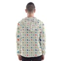 Clouds And Umbrellas Seasons Pattern Men s Hooded Windbreaker View2