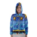 Painting Illustrations Vincent Van Gogh Women s Hooded Windbreaker View1