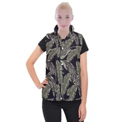 Jungle Women s Button Up Vest by Sobalvarro