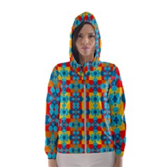 Pop Art  Women s Hooded Windbreaker by Sobalvarro