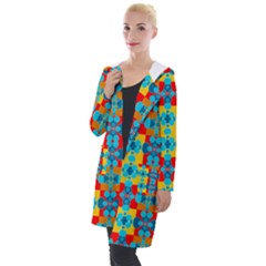 Pop Art  Hooded Pocket Cardigan by Sobalvarro