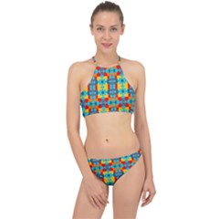 Pop Art  Racer Front Bikini Set by Sobalvarro