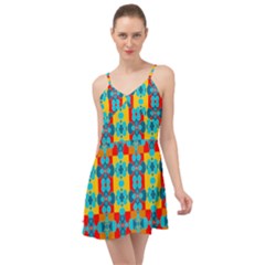 Pop Art  Summer Time Chiffon Dress by Sobalvarro