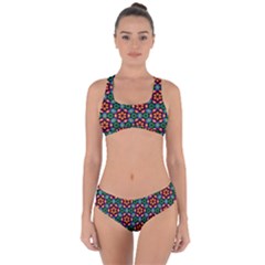 Pattern  Criss Cross Bikini Set by Sobalvarro