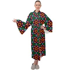 Pattern  Maxi Velour Kimono by Sobalvarro