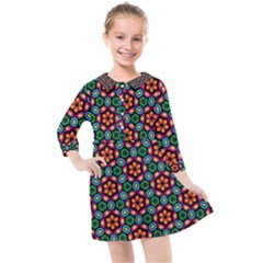 Pattern  Kids  Quarter Sleeve Shirt Dress by Sobalvarro